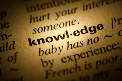 Knowledge in dictionary