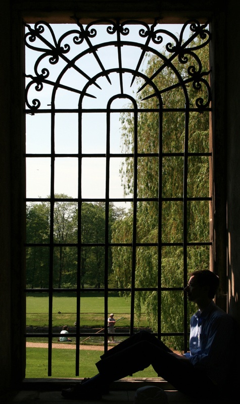 Trinity College Wren Building window
